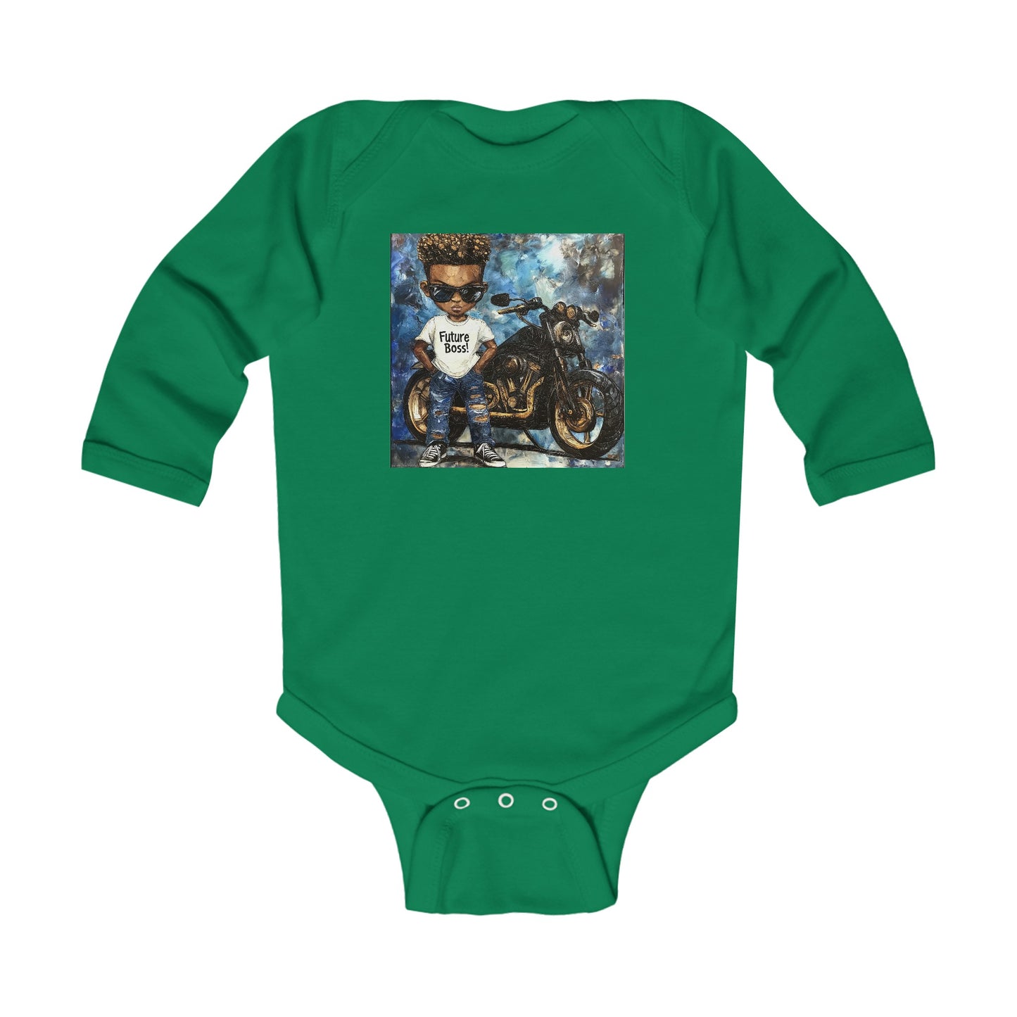 Future Boss Infant Long Sleeve Bodysuit #25IU