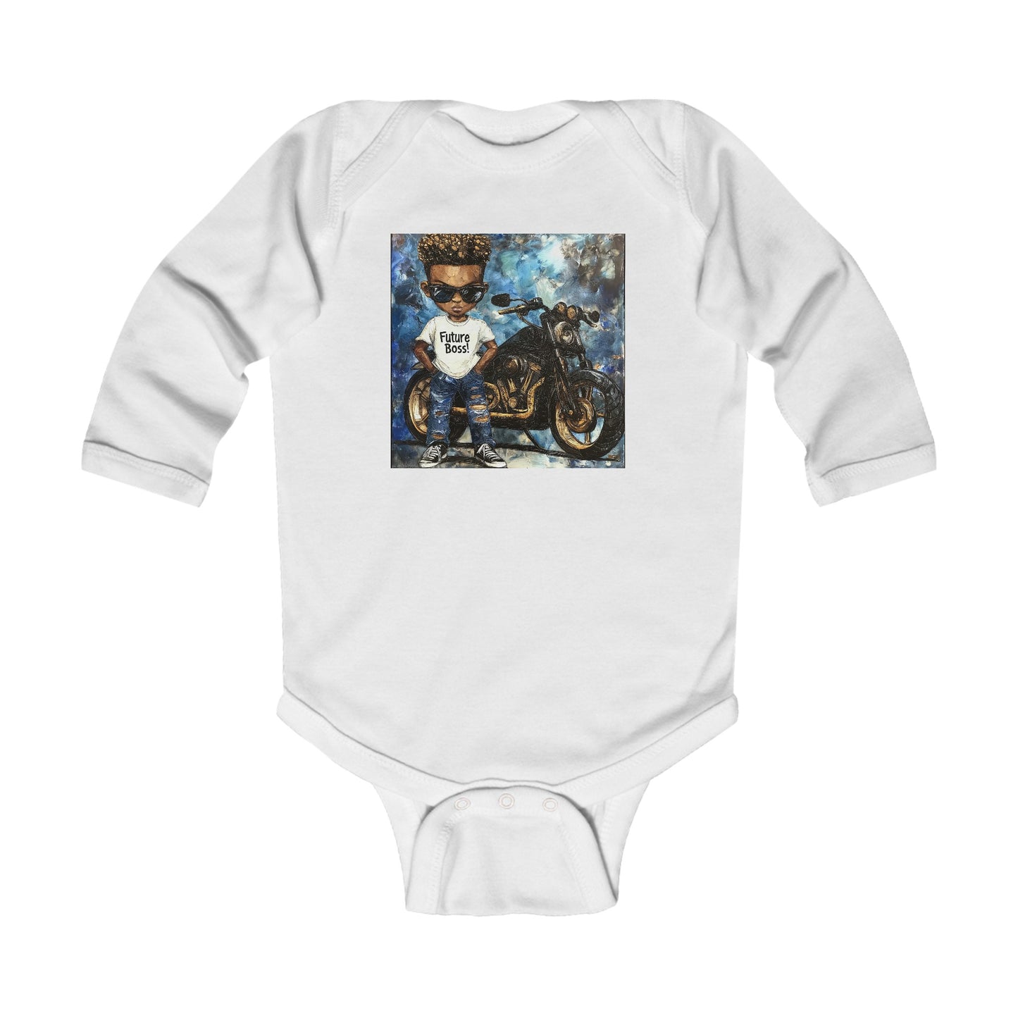 Future Boss Infant Long Sleeve Bodysuit #25IU