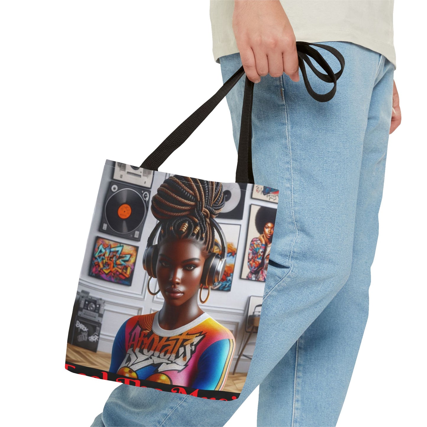 Feel The Music Tote Bag (AOP) #FM17