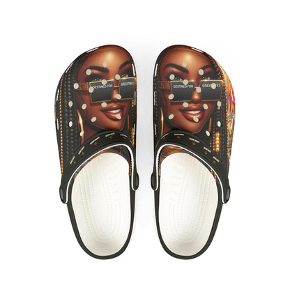 Destined For Greatness EVA Foam Rubber Shoes (AOP) #3U