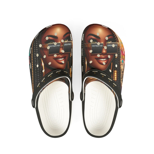 Destined For Greatness EVA Foam Rubber Shoes (AOP) #3U