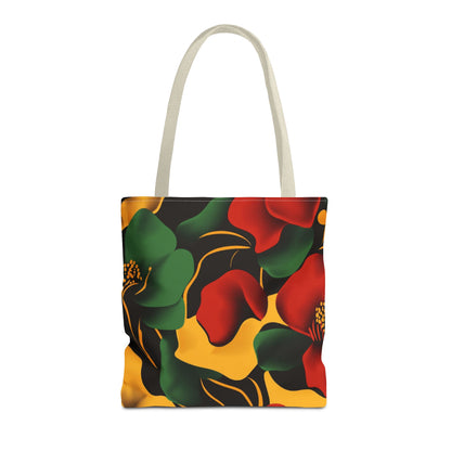 Vibrant Floral Tote Bag Trendy Shopping Tote Eco-Friendly Carry-All Perfect for Summer Gift for Her and Him