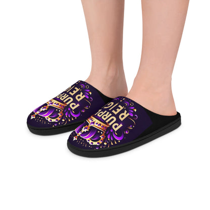 Purple Reign Men's Indoor Slippers #PR9