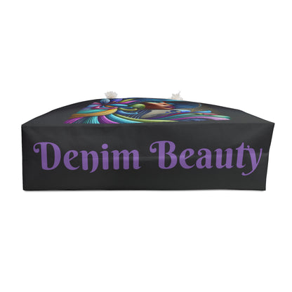 Denim Beauty Weekender Bag Trendy Travel Tote Overnight DuffelF ashion #DB1