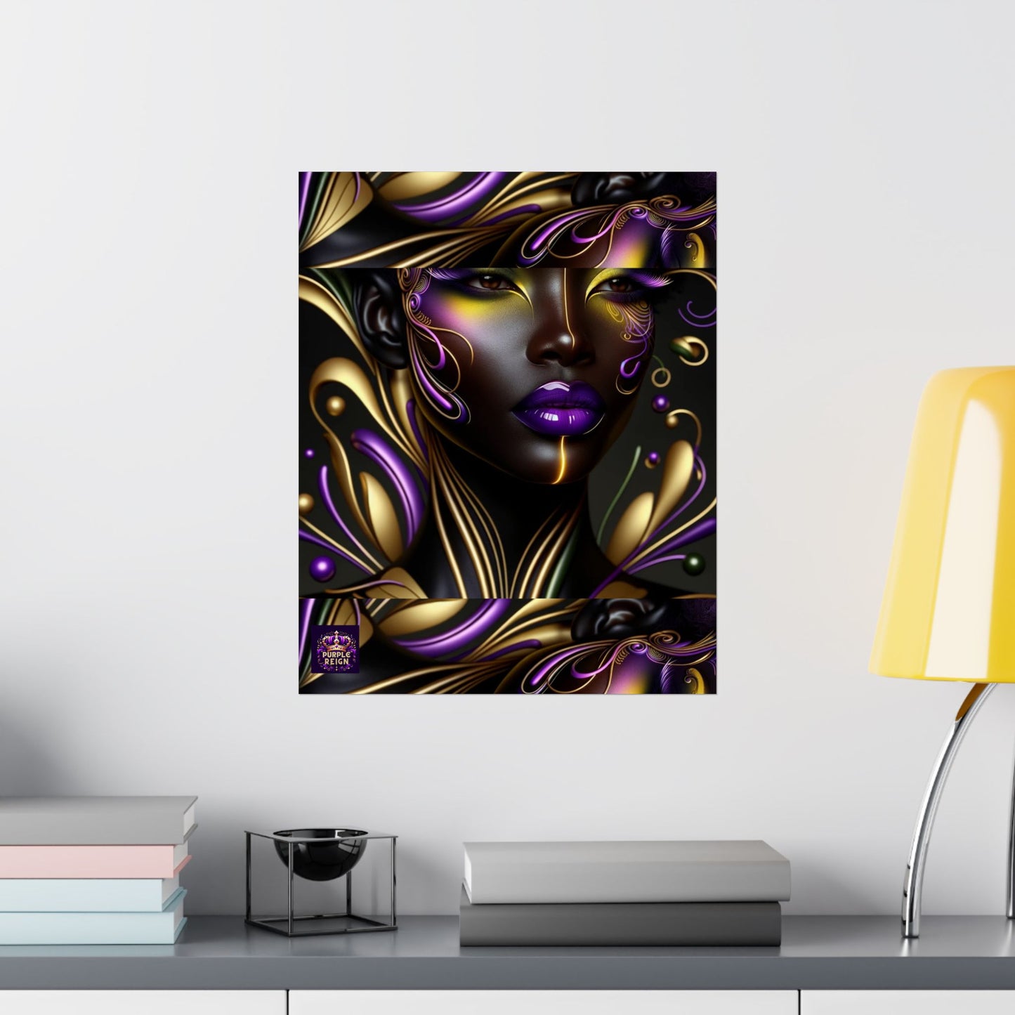 Purrple Reign Matte Vertical Posters #PR7