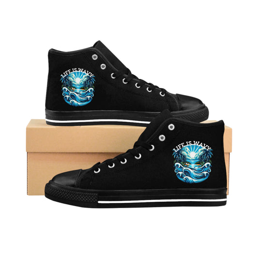 Life is Wavy Men's Classic Sneakers #LW1