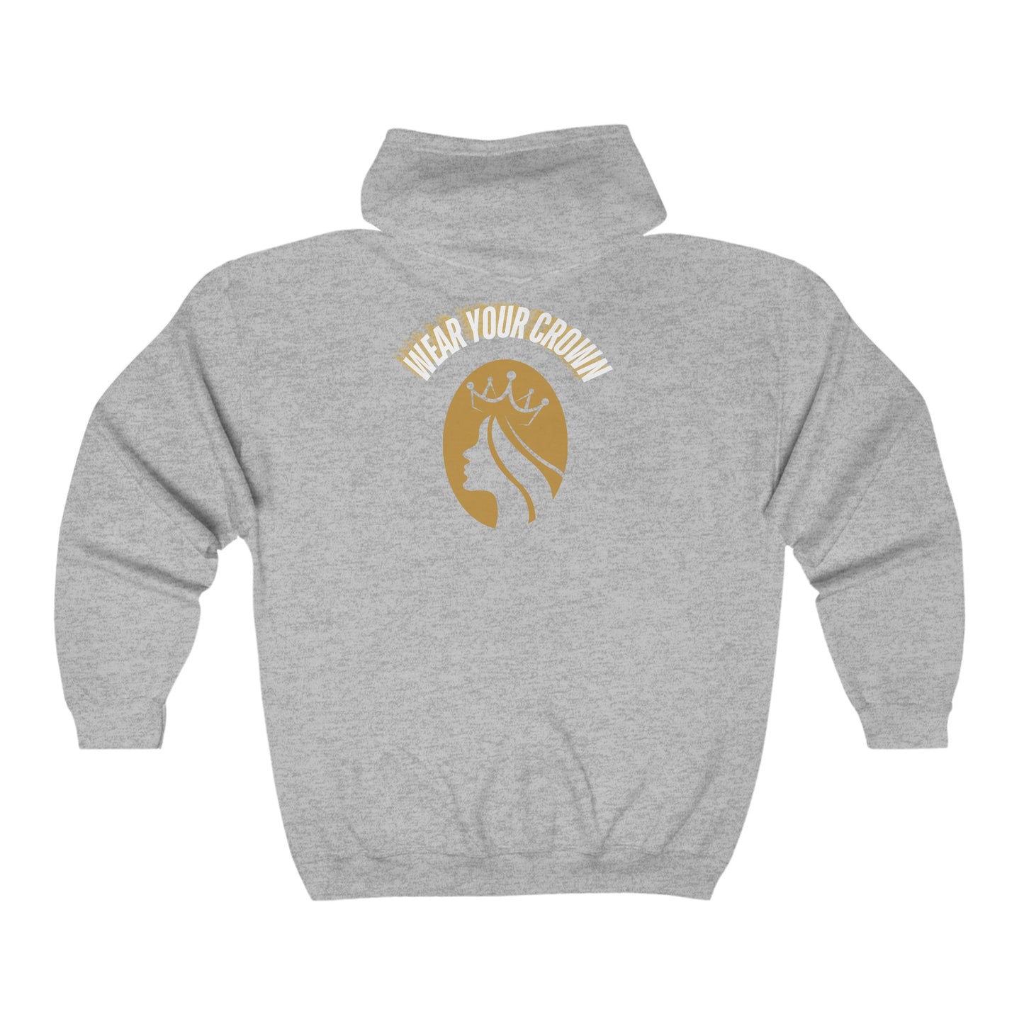 Wear Your Crown Unisex Heavy Blend™ Full Zip Hooded Sweatshirt #23U