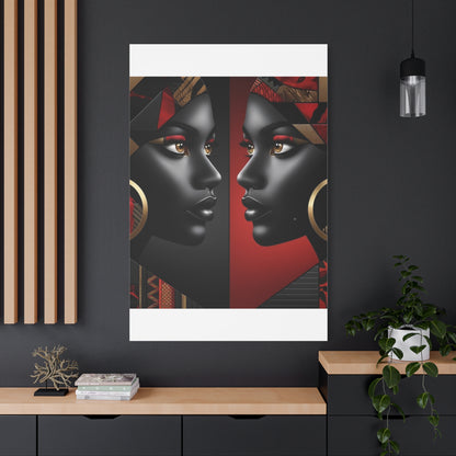Dual Faced Matte Canvas, Stretched, 1.25" #DF1