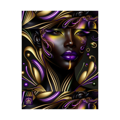 Purrple Reign Matte Vertical Posters #PR7