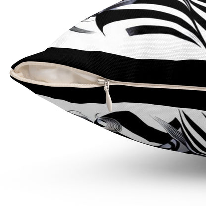 Zebra Fantasy Square Pillow #ZF23