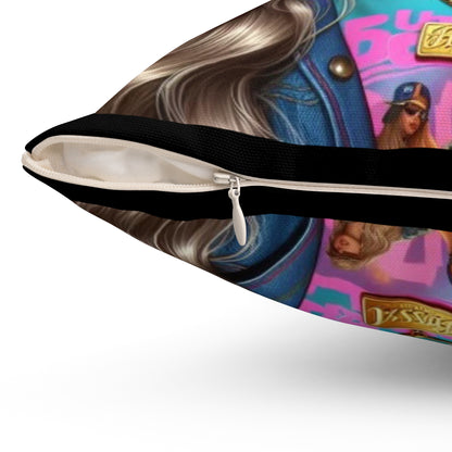 Future Boss Square Pillow #35