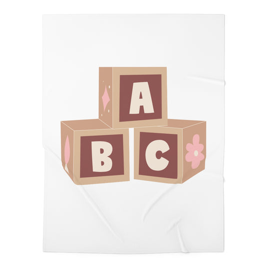 ABC Baby Swaddle Blanket #ABC1