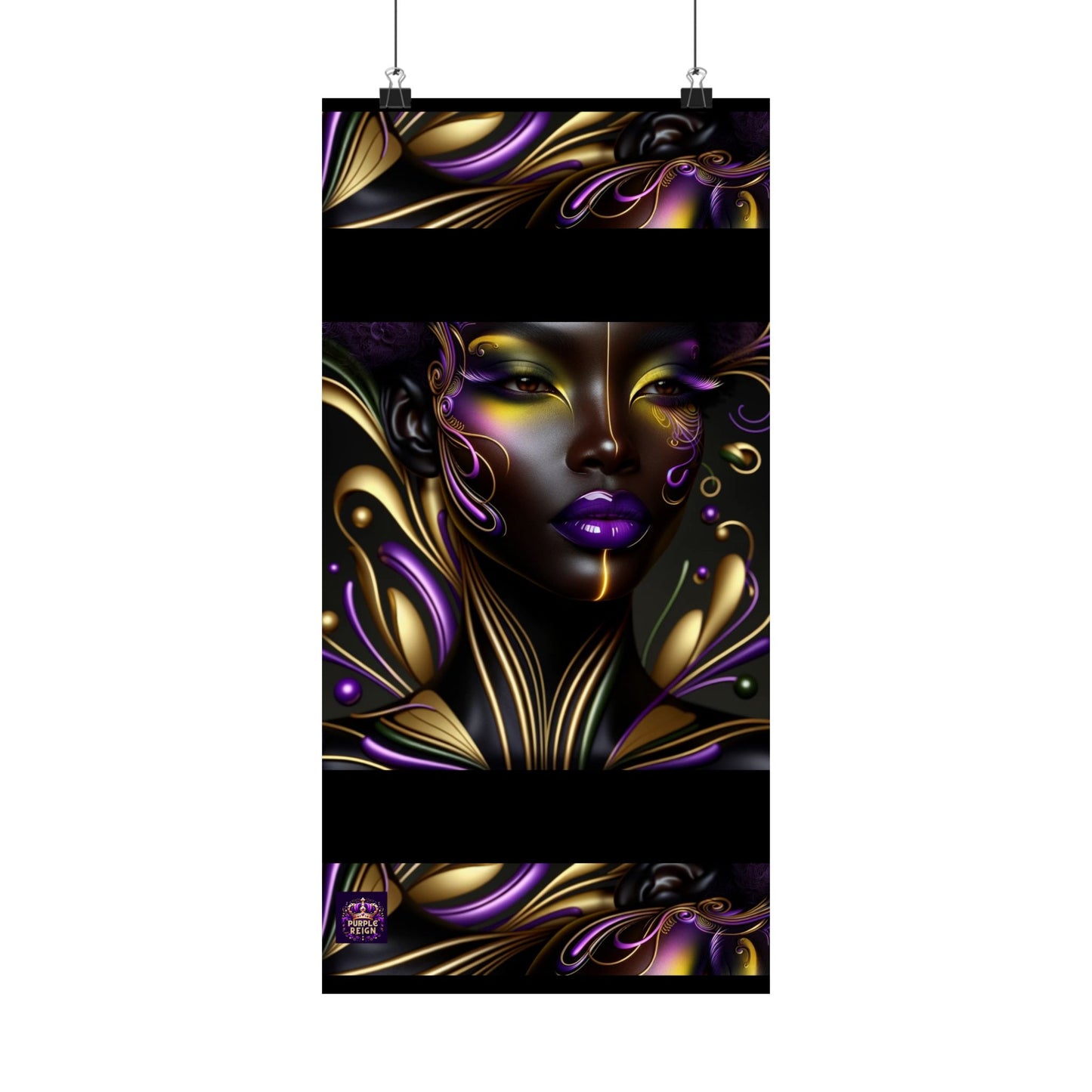 Purrple Reign Matte Vertical Posters #PR7