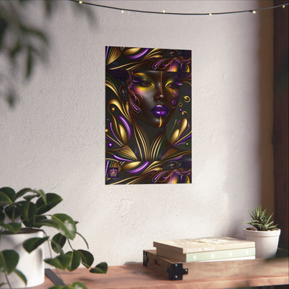 Purrple Reign Matte Vertical Posters #PR7