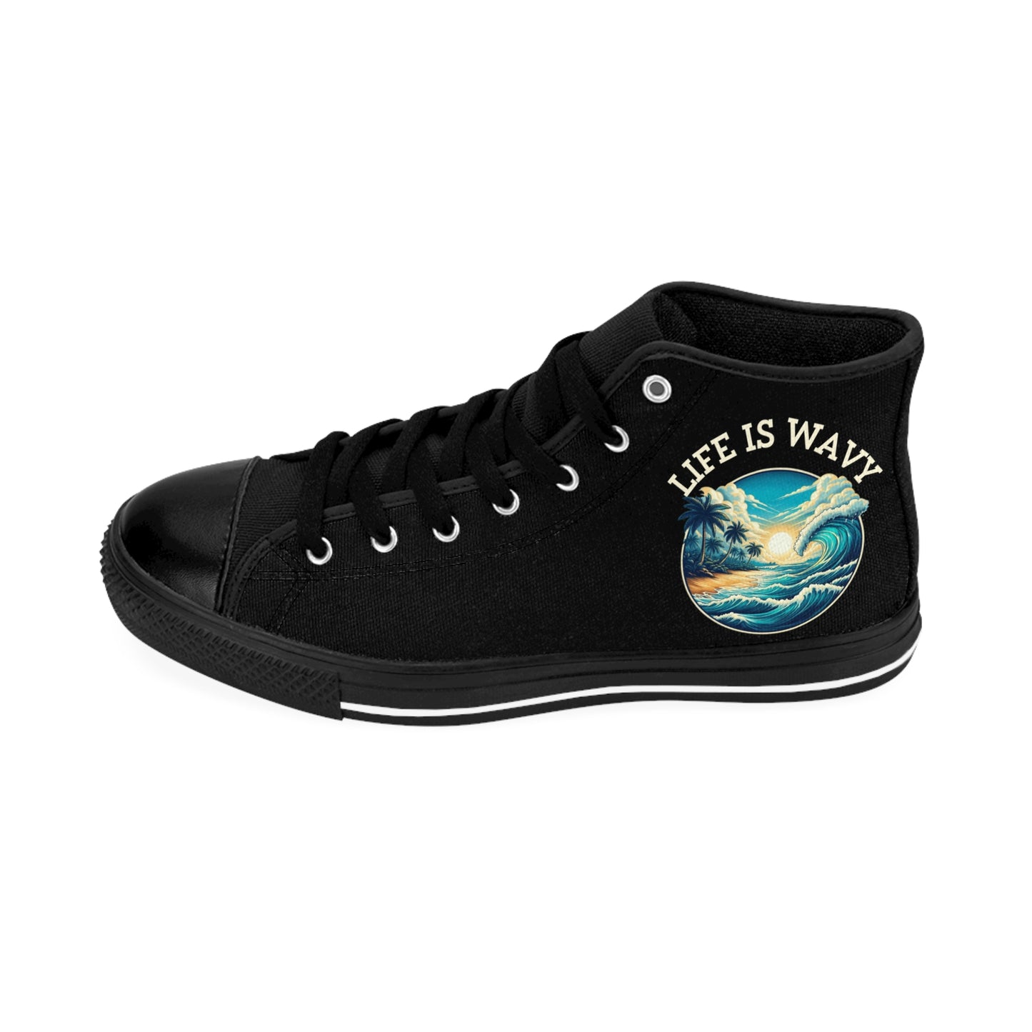 Life is Wavy Women's Classic Sneakers #LW2