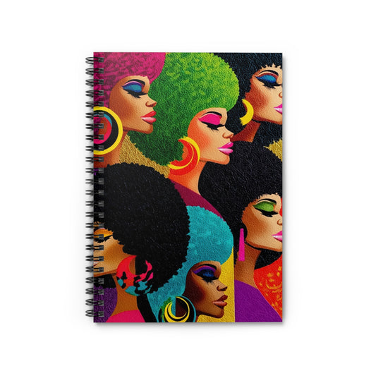 Vibrant Afro-Chic Spiral Notebook, Colorful Notebook for Writers, Gift for [...]