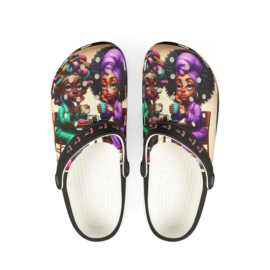 Monday Vibes EVA Foam Rubber Shoes (AOP) #MV2