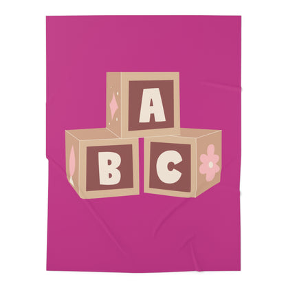 ABC Baby Swaddle Blanket #ABC1