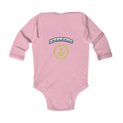 Warriors Infant Long Sleeve Bodysuit #1IU
