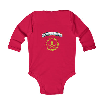 Warriors Infant Long Sleeve Bodysuit #1IU