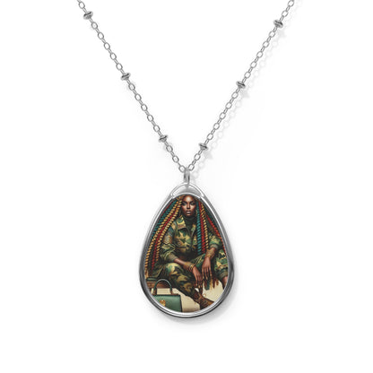 Level Up Oval Necklace #LU6
