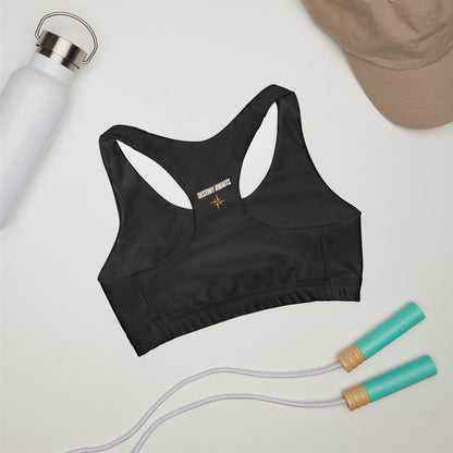 Destined For Greatness Girls' Double Lined Seamless Sports Bra (AOP) #1