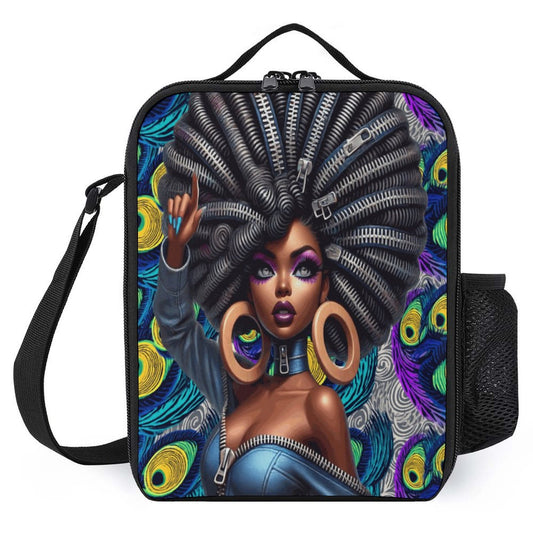 Insulated Lunch Bag with 600D Polyester