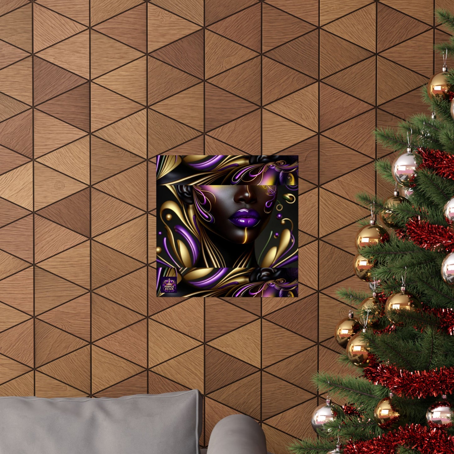 Purrple Reign Matte Vertical Posters #PR7