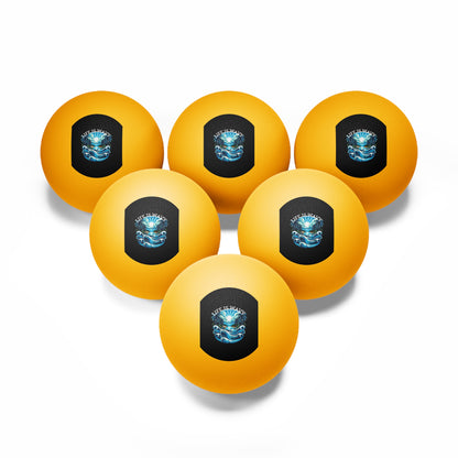 Life is Wavy Ping Pong Balls, 6 pcs #LW1