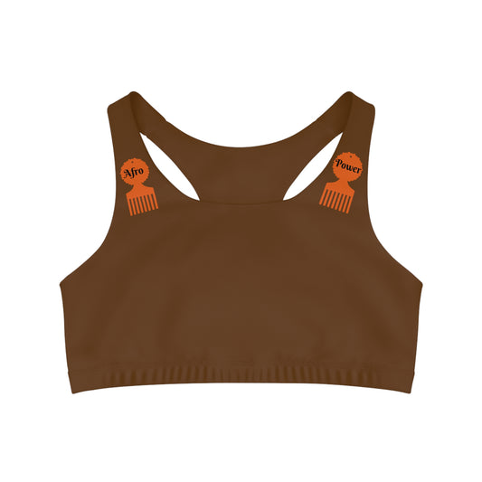 Afro Power Seamless Sports Bra (AOP) #AP1