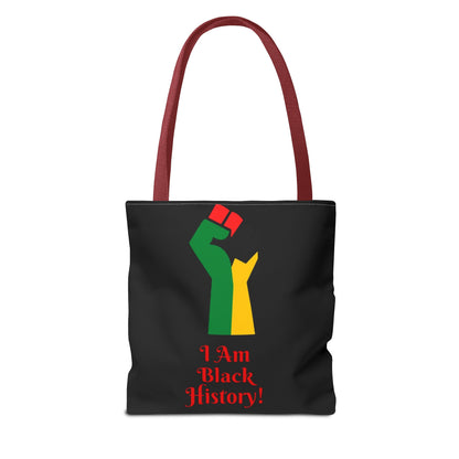 Empowering Black History Tote Bag - "I Am Black History!"