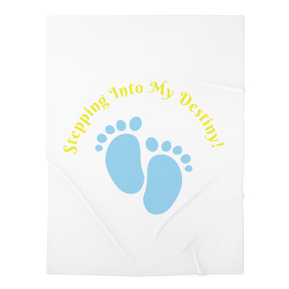 Stepping Into My Destiny Baby Swaddle Blanket #SID2