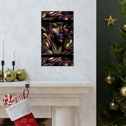 Purrple Reign Matte Vertical Posters #PR7