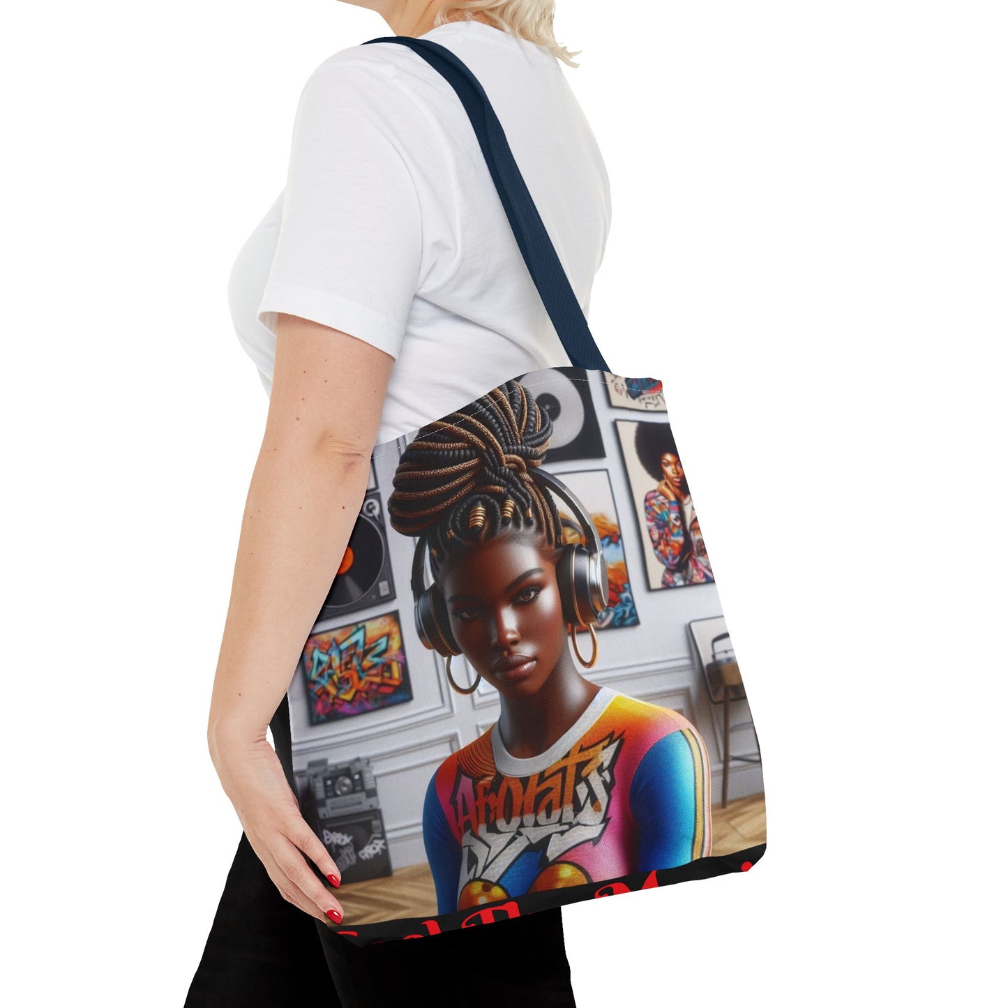 Feel The Music Tote Bag (AOP) #FM17