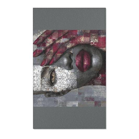 Artistic Area Rug, Bohemian Decor, Modern Home Accent, Unique Living Room Carpet, Contemporary Floor Mat, Statement Piece