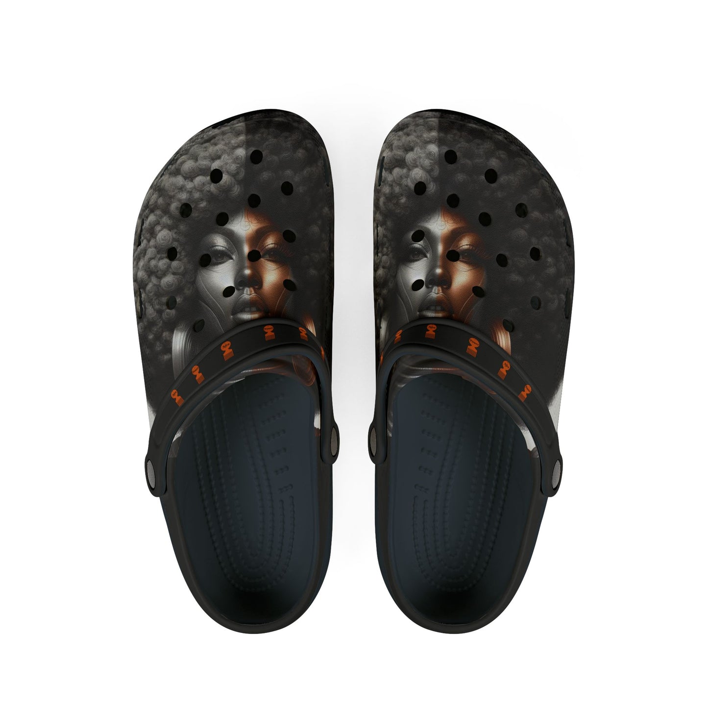 Afro Power EVA Foam Rubber Shoes (AOP) #AP12