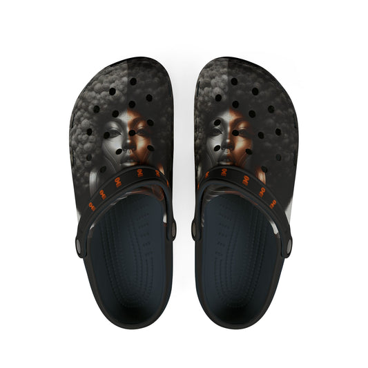 Afro Power EVA Foam Rubber Shoes (AOP) #AP12