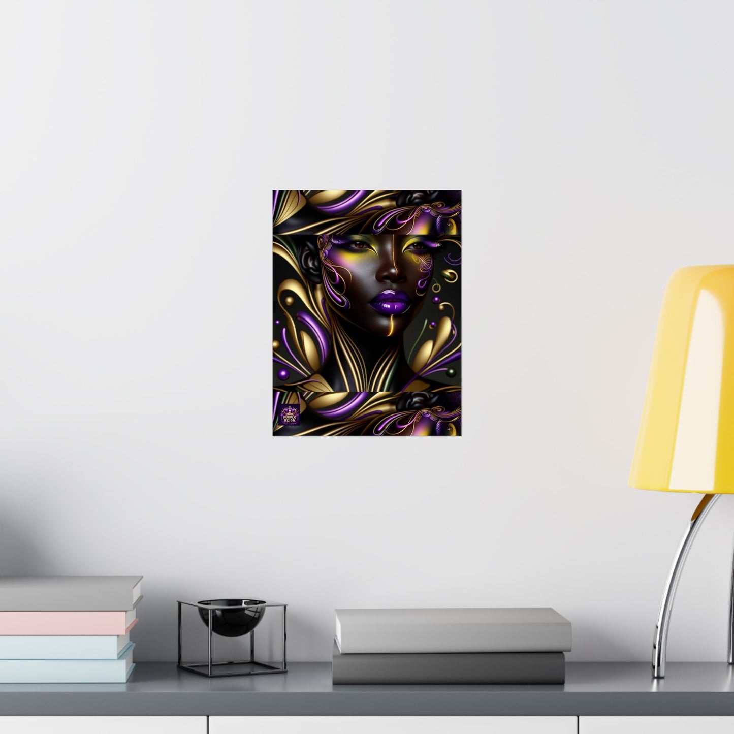 Purrple Reign Matte Vertical Posters #PR7