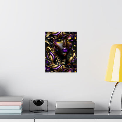 Purrple Reign Matte Vertical Posters #PR7