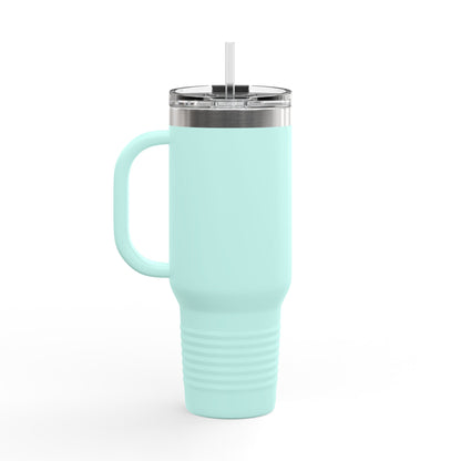 Afrocentric Tumbler Mug, Black Woman Afro Sunglasses Drinkware, Travel Coffee
