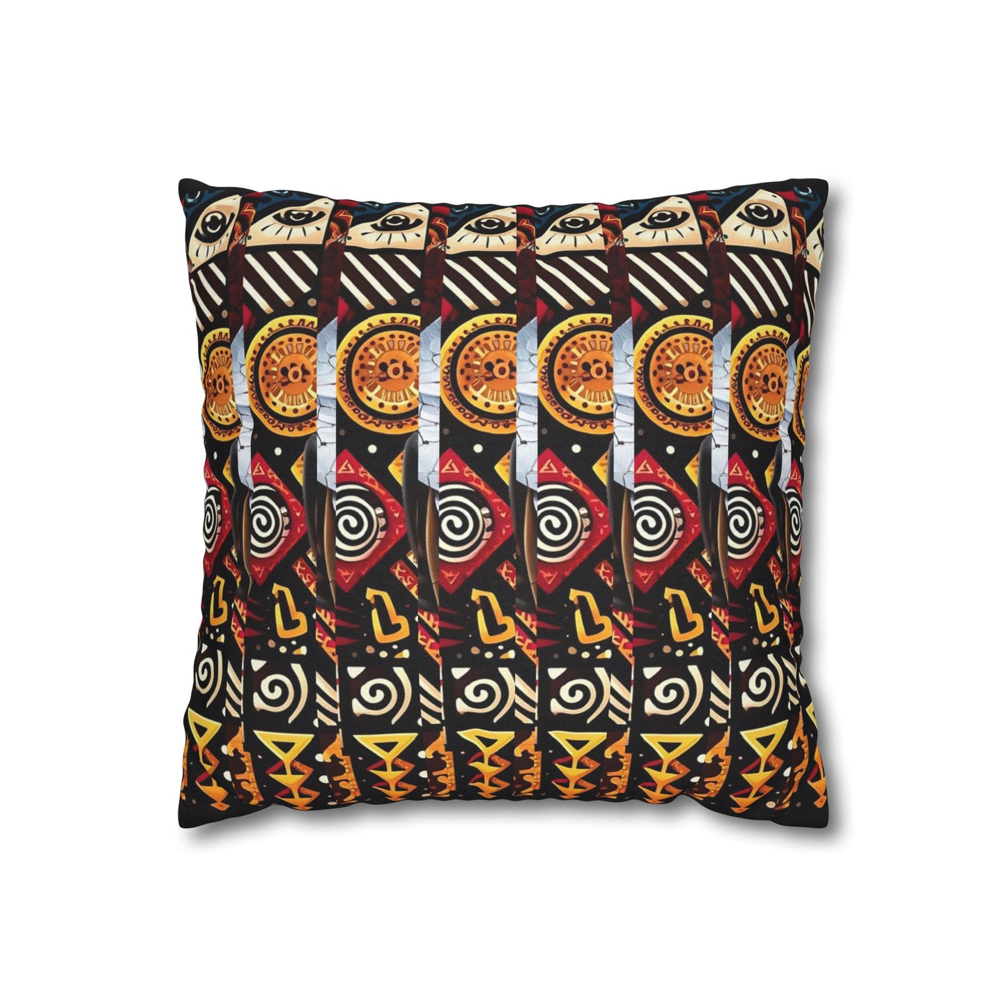 Cracked Beauty Spun Polyester Square Pillowcase #CB3