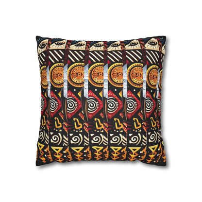 Cracked Beauty Spun Polyester Square Pillowcase #CB3