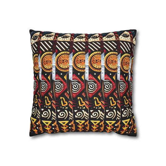Cracked Beauty Spun Polyester Square Pillowcase #CB3