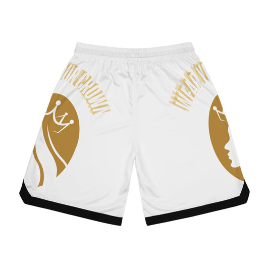 Wear Your Crown Basketball Rib Shorts (AOP) #23
