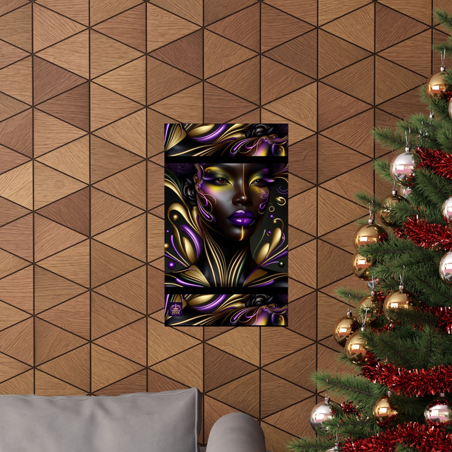 Purrple Reign Matte Vertical Posters #PR7
