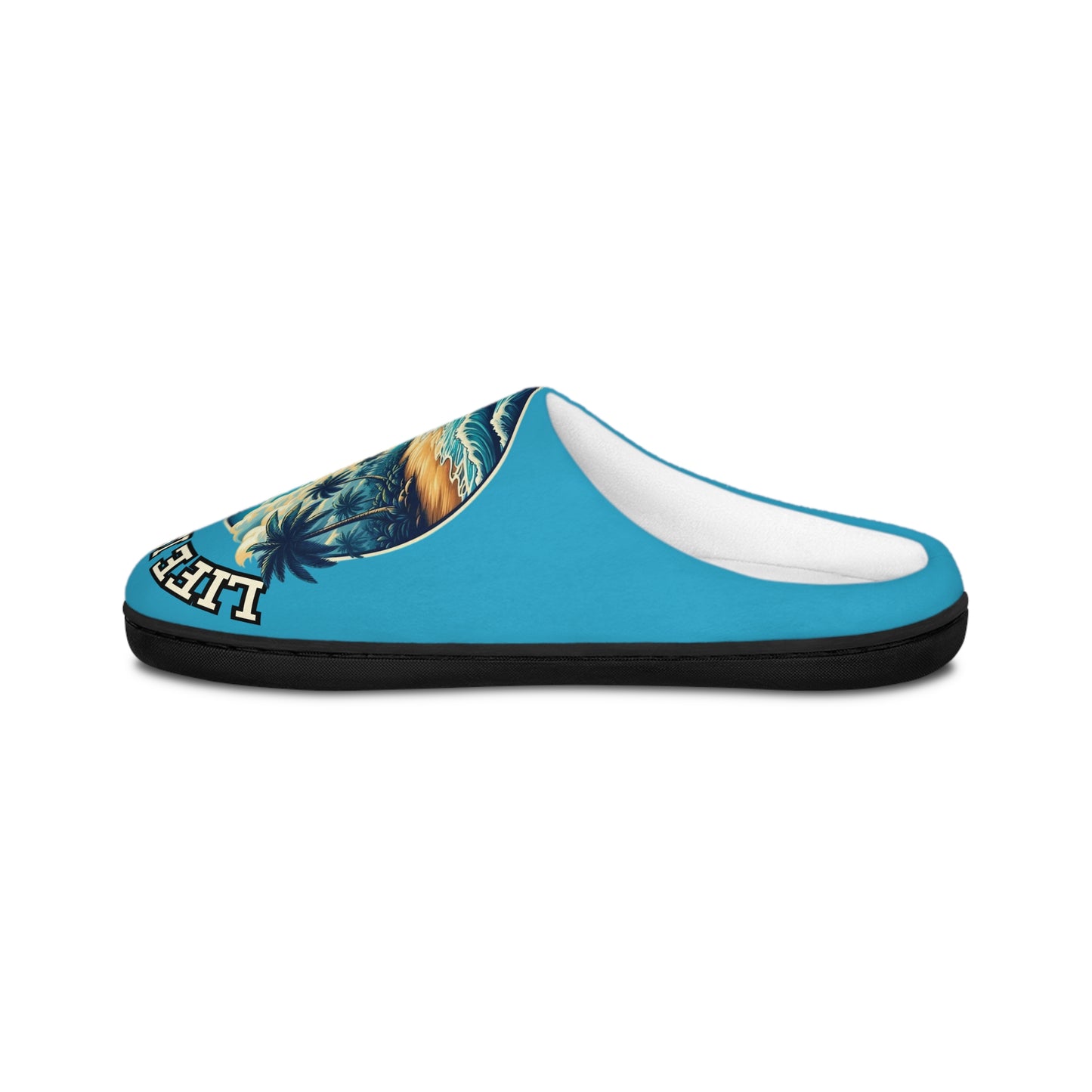 Life Is Wavy Men's Indoor Slippers #LIW2