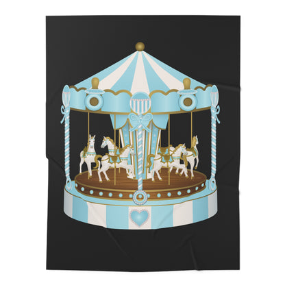 Merry Go Around Baby Swaddle Blanket #MGA1