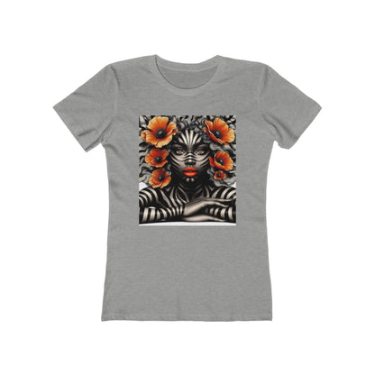 Zebra Fantasy The Boyfriend Tee for Women #ZF17
