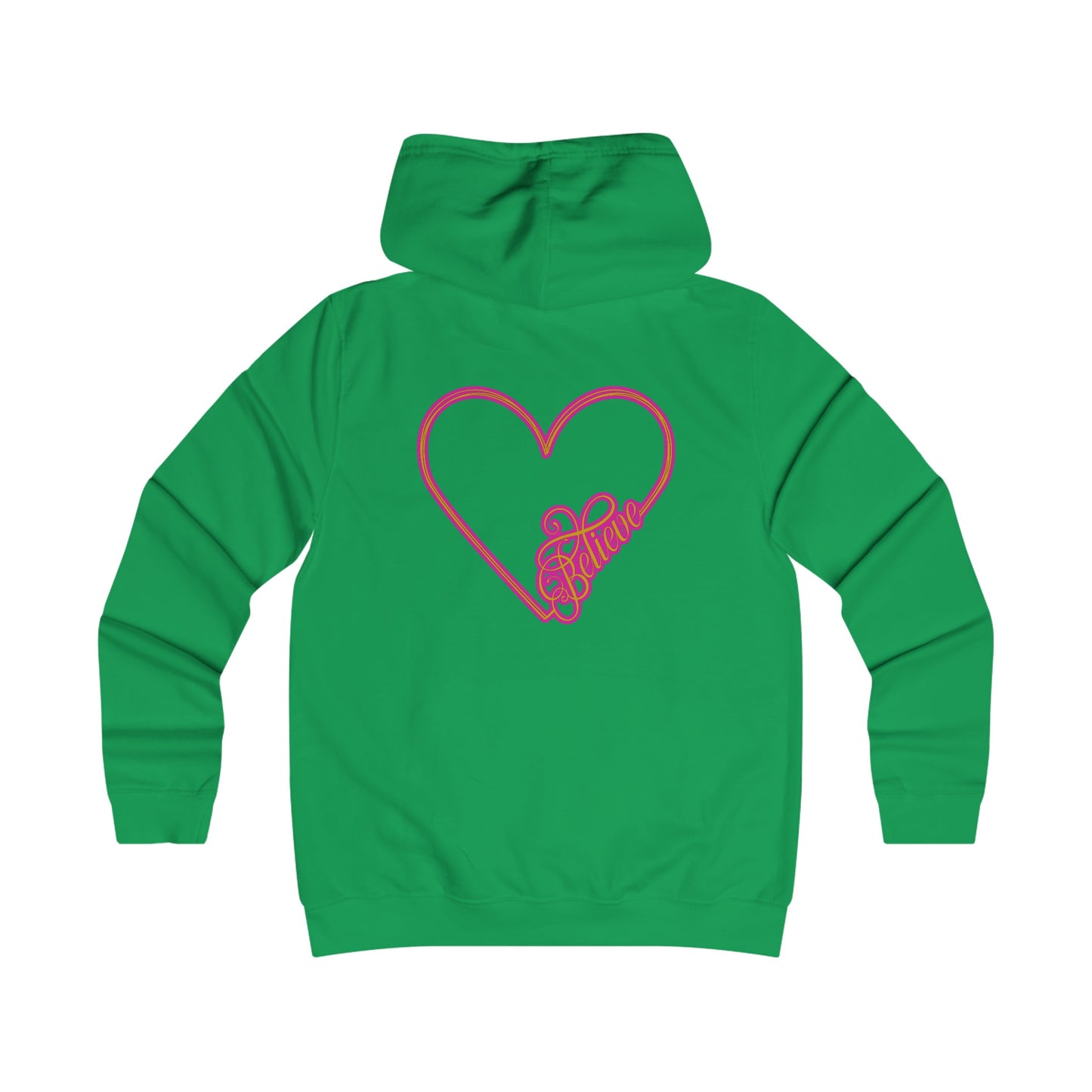 Believe Girlie College Hoodie #51