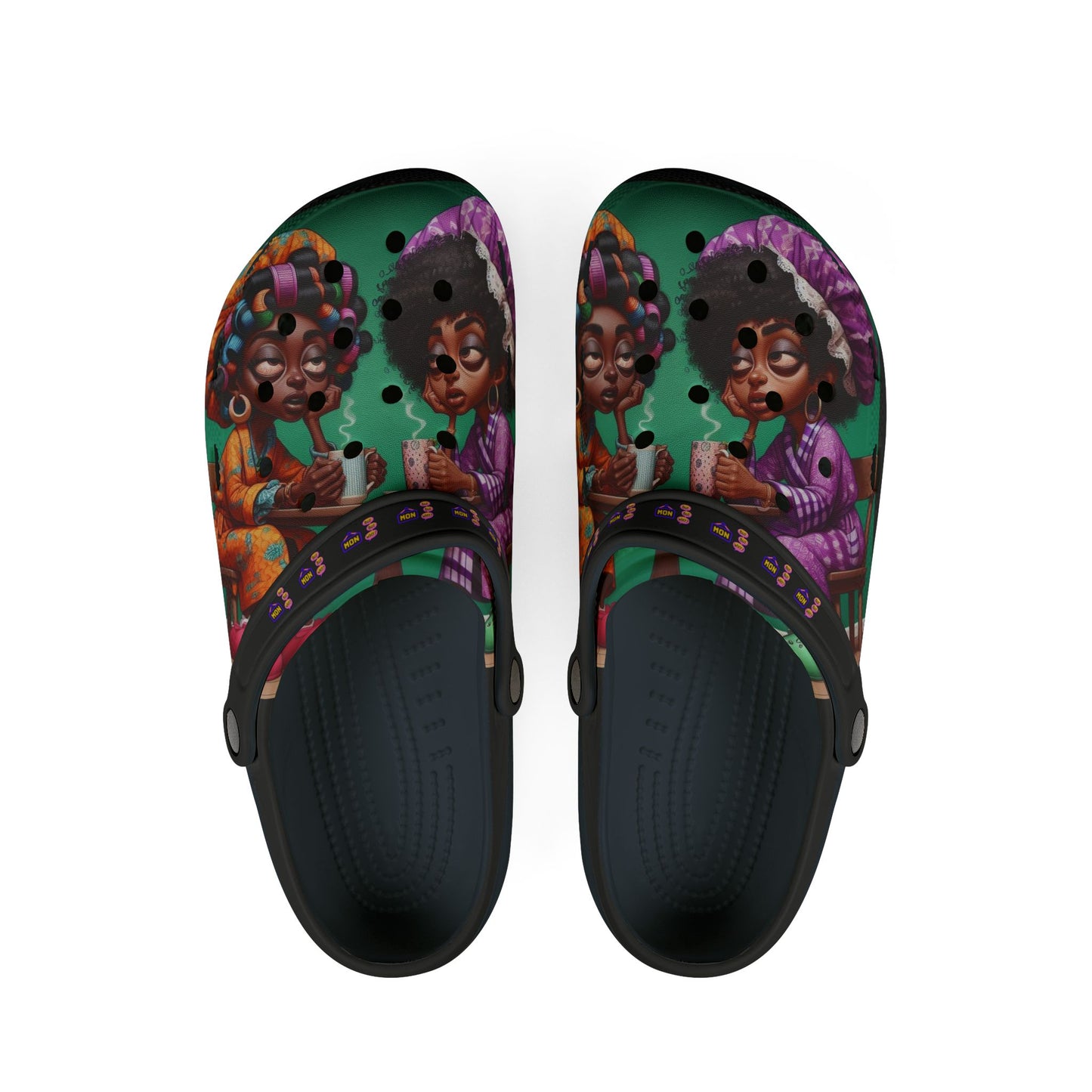 Monday Vibes EVA Foam Rubber Shoes (AOP) #MV5